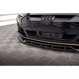 Maxton Design spoiler set suitable for side skirts, front, rear bumper and trunk of Audi e-Tron GT/RS GT after 2021, Gloss Black-image-6346977