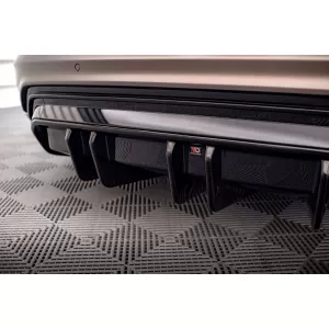 Maxton Design spoiler set suitable for side skirts, front, rear bumper and trunk of Audi e-Tron GT/RS GT after 2021, Gloss Black-image-6346979