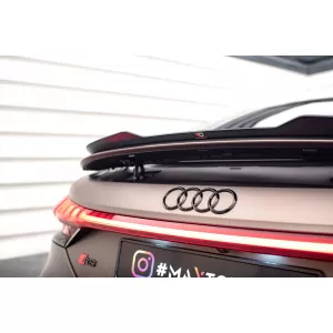 Maxton Design spoiler set suitable for side skirts, front, rear bumper and trunk of Audi e-Tron GT/RS GT after 2021, Gloss Black-image-6346983