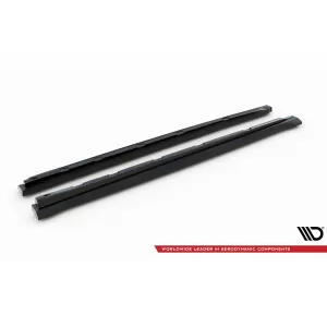 Maxton Design spoiler set suitable for side skirts, front, rear bumper and trunk of Audi Q3 S-line 8U 2011-2014, Gloss Black-image-6346987