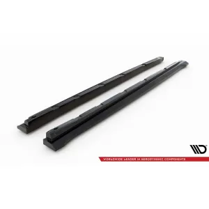 Maxton Design spoiler set suitable for side skirts, front, rear bumper and trunk of Audi Q3 S-line 8U 2011-2014, Gloss Black-image-6346988