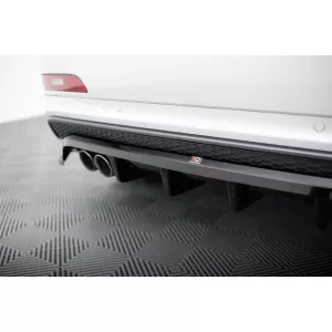 Maxton Design spoiler set suitable for side skirts, front, rear bumper and trunk of Audi Q3 S-line 8U 2011-2014, Gloss Black-image-6347003