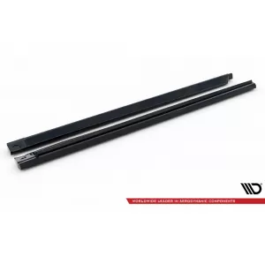 Maxton Design spoiler set suitable for side skirts, front, rear bumper and trunk of Audi Q7 2015-2019, Gloss Black-image-6347015