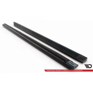Maxton Design spoiler set suitable for side skirts, front, rear bumper and trunk of Audi Q7 2015-2019, Gloss Black-image-6347016