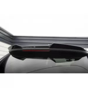 Maxton Design spoiler set suitable for side skirts, front, rear bumper and trunk of Audi Q7 2015-2019, Gloss Black-image-6347022