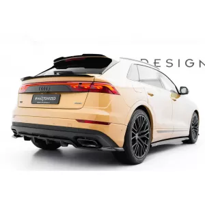 Maxton Design spoiler set suitable for side skirts, front, rear bumper and trunk of Audi Q8 after 2023, Gloss Black-image-6347043