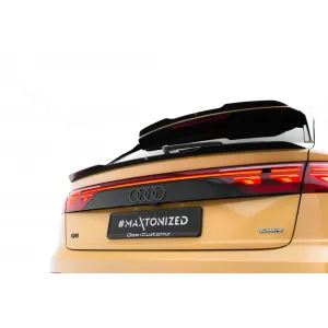 Maxton Design spoiler set suitable for side skirts, front, rear bumper and trunk of Audi Q8 after 2023, Gloss Black-image-6347049