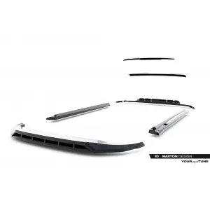 Maxton Design spoiler set suitable for side skirts, front, rear bumper and trunk of Audi SQ8, Q8 S-Line after 2023, Gloss Black-image-6347055