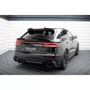Maxton Design spoiler set suitable for side skirts, front, rear bumper and trunk of Audi SQ8, Q8 S-Line after 2023, Gloss Black-image-6347060