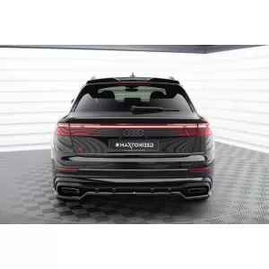 Maxton Design spoiler set suitable for side skirts, front, rear bumper and trunk of Audi SQ8, Q8 S-Line after 2023, Gloss Black-image-6347061
