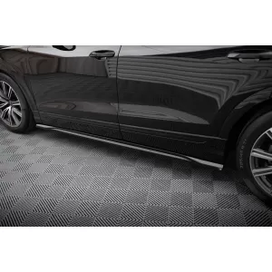 Maxton Design spoiler set suitable for side skirts, front, rear bumper and trunk of Audi SQ8, Q8 S-Line after 2023, Gloss Black-image-6347063