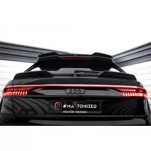 Maxton Design spoiler set suitable for side skirts, front, rear bumper and trunk of Audi SQ8, Q8 S-Line after 2023, Gloss Black-image-6347064