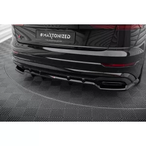Maxton Design spoiler set suitable for side skirts, front, rear bumper and trunk of Audi SQ8, Q8 S-Line after 2023, Gloss Black-image-6347071