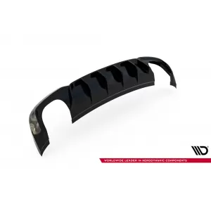 Maxton Design spoiler set suitable for side skirts, front, rear bumper and trunk of Audi RS3 Sedan 8V 2016-2020, Gloss Black-image-6347104