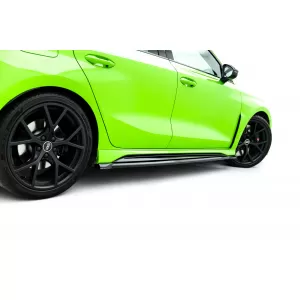Maxton Design version 1 spoiler set suitable for side skirts, front, rear bumper and trunk of Audi RS3 Sportback 8Y after 2024, Gloss Black-image-6347138