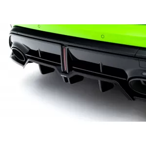 Maxton Design version 1 spoiler set suitable for side skirts, front, rear bumper and trunk of Audi RS3 Sportback 8Y after 2024, Gloss Black-image-6347141