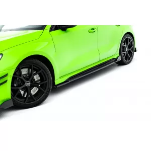 Maxton Design version 2 spoiler set suitable for side skirts, front, rear bumper and trunk of Audi RS3 Sportback 8Y after 2024, Gloss Black-image-6347159
