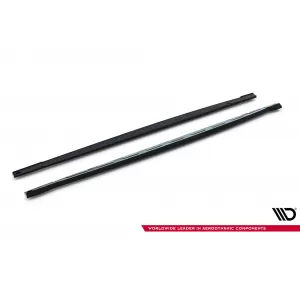Maxton Design version 1 spoiler set suitable for side skirts, front, rear bumper and trunk of Audi RS3 Sedan 8Y after 2024, Gloss Black-image-6347170