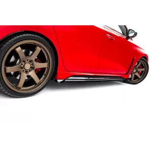 Maxton Design version 1 spoiler set suitable for side skirts, front, rear bumper and trunk of Audi RS3 Sedan 8Y after 2024, Gloss Black-image-6347182