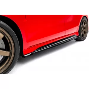 Maxton Design version 1 spoiler set suitable for side skirts, front, rear bumper and trunk of Audi RS3 Sedan 8Y after 2024, Gloss Black-image-6347183