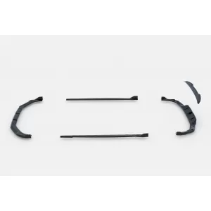 Maxton Design version 2 spoiler set suitable for side skirts, front, rear bumper and trunk of Audi RS3 Sedan 8Y after 2024, Gloss Black-image-6347191