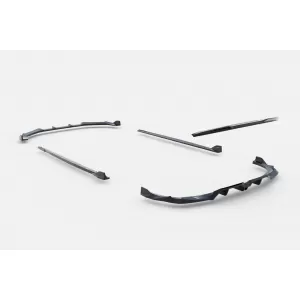 Maxton Design version 2 spoiler set suitable for side skirts, front, rear bumper and trunk of Audi RS3 Sedan 8Y after 2024, Gloss Black-image-6347193