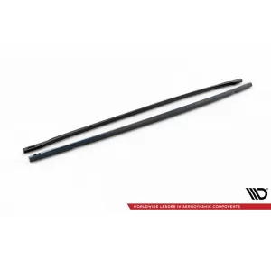 Maxton Design spoiler set suitable for side skirts, front, rear bumper and trunk of Audi RS3 Sportback 8Y 2020-2024, Gloss Black-image-6347215