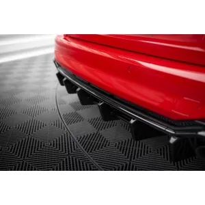 Maxton Design spoiler set suitable for side skirts, front, rear bumper and trunk of Audi RS4 B9 2019-2024, Gloss Black-image-6347281