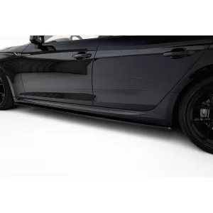 Maxton Design spoiler set suitable for side skirts, front, rear bumper and trunk of Audi RS5 Sportback F5 2017-2019, Gloss Black-image-6347299