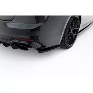 Maxton Design spoiler set suitable for side skirts, front, rear bumper and trunk of Audi RS5 Sportback F5 2017-2019, Gloss Black-image-6347303