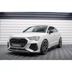 Maxton Design spoiler set suitable for side skirts, front, rear bumper and trunk of Audi RSQ3 Sportback F3 2019-2025, Gloss Black-image-6347310