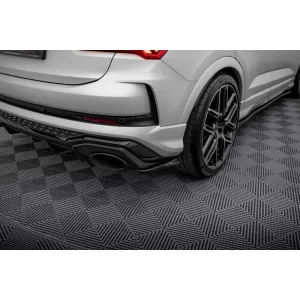 Maxton Design spoiler set suitable for side skirts, front, rear bumper and trunk of Audi RSQ3 Sportback F3 2019-2025, Gloss Black-image-6347317