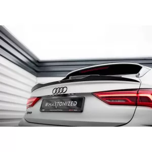 Maxton Design spoiler set suitable for side skirts, front, rear bumper and trunk of Audi RSQ3 Sportback F3 2019-2025, Gloss Black-image-6347319