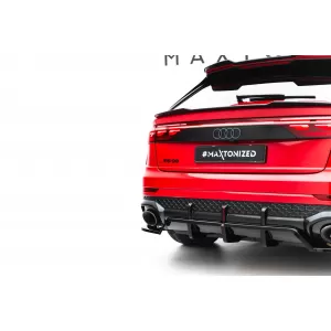 Maxton Design spoiler set suitable for side skirts, front, rear bumper and trunk of Audi RSQ8 after 2025, Gloss Black-image-6347345