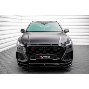 Maxton Design spoiler set suitable for side skirts, front, rear bumper and trunk of Audi RSQ8 2019-2023, Gloss Black-image-6347354