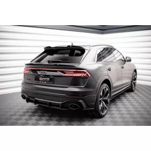 Maxton Design spoiler set suitable for side skirts, front, rear bumper and trunk of Audi RSQ8 2019-2023, Gloss Black-image-6347356