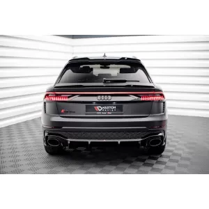 Maxton Design spoiler set suitable for side skirts, front, rear bumper and trunk of Audi RSQ8 2019-2023, Gloss Black-image-6347360