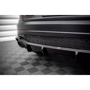 Maxton Design spoiler set suitable for side skirts, front, rear bumper and trunk of Audi RSQ8 2019-2023, Gloss Black-image-6347373