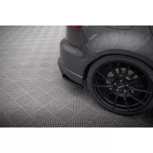 Maxton Design spoiler set suitable for side skirts, front, rear bumper and trunk of Audi S3 Sportback 8V 2016-2020, Gloss Black-image-6347393