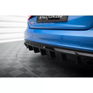 Maxton Design spoiler set suitable for side skirts, front and rear bumper of Audi S4 Sedan B8 2008-2011, Gloss Black-image-6347411