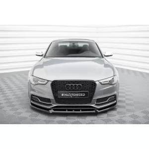 Maxton Design spoiler set suitable for side skirts, front, rear bumper and trunk of Audi S5 Coupe 8T 2011-2016, Gloss Black-image-6347425