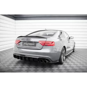 Maxton Design spoiler set suitable for side skirts, front, rear bumper and trunk of Audi S5 Coupe 8T 2011-2016, Gloss Black-image-6347427