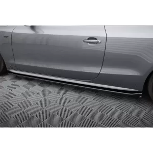 Maxton Design spoiler set suitable for side skirts, front, rear bumper and trunk of Audi S5 Coupe 8T 2011-2016, Gloss Black-image-6347429