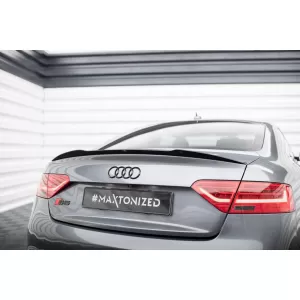 Maxton Design spoiler set suitable for side skirts, front, rear bumper and trunk of Audi S5 Coupe 8T 2011-2016, Gloss Black-image-6347431