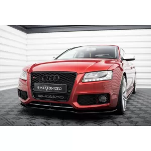 Maxton Design spoiler set suitable for side skirts, front, rear bumper and trunk of Audi S5 Sportback 8T 2007-2011, Gloss Black-image-6347448