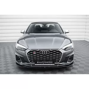 Maxton Design spoiler set suitable for side skirts, front, rear bumper and trunk of Audi A5 S-Line Coupe F5 2019-2024, Gloss Black-image-6347467