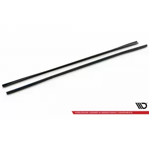 Maxton Design spoiler set suitable for side skirts, front, rear bumper and trunk of Audi S8 D5 2021-2026, Gloss Black-image-6347488