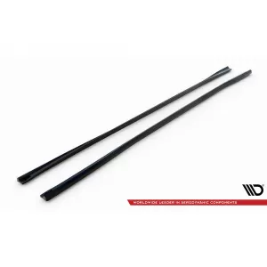 Maxton Design spoiler set suitable for side skirts, front, rear bumper and trunk of Audi S8 D5 2021-2026, Gloss Black-image-6347489