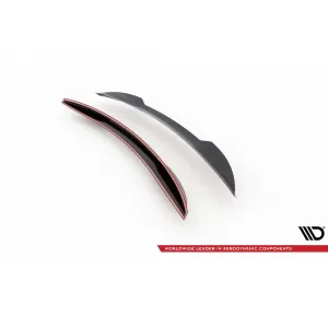 Maxton Design spoiler set suitable for side skirts, front, rear bumper and trunk of Audi S8 D5 2021-2026, Gloss Black-image-6347492