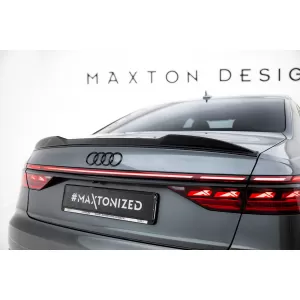 Maxton Design spoiler set suitable for side skirts, front, rear bumper and trunk of Audi S8 D5 2021-2026, Gloss Black-image-6347500